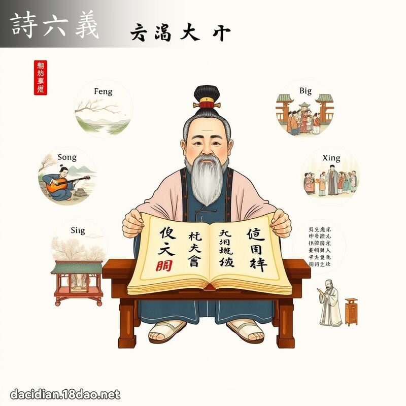 詩六義 - 國語大辭典配圖