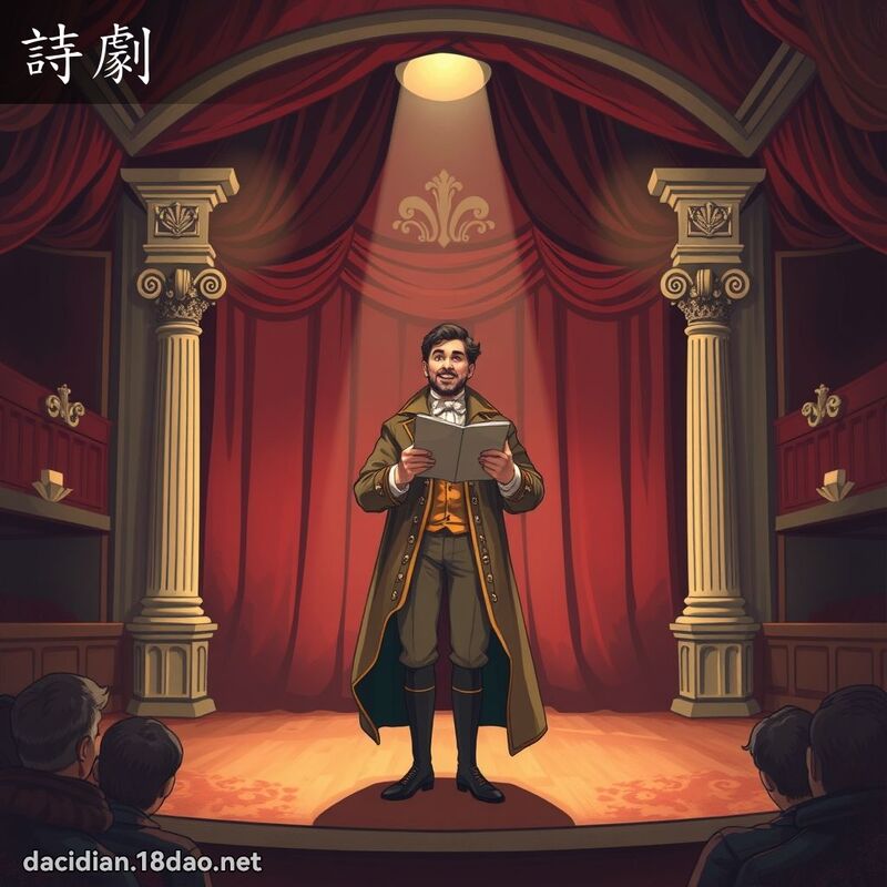 詩劇 - 國語大辭典配圖