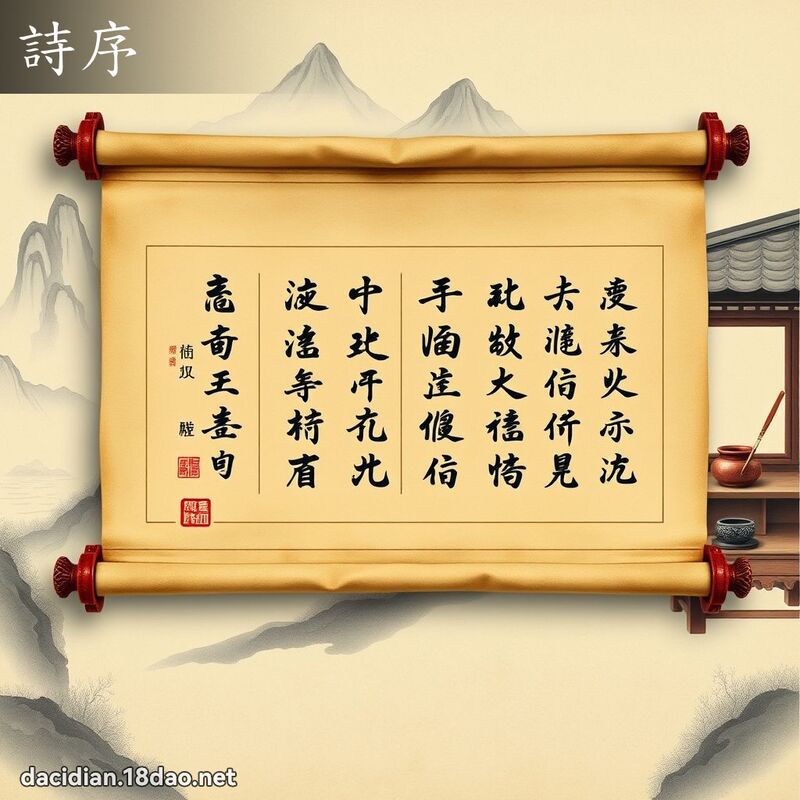 诗序 - 国语大辞典配图