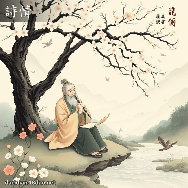 诗情 - 国语大辞典配图