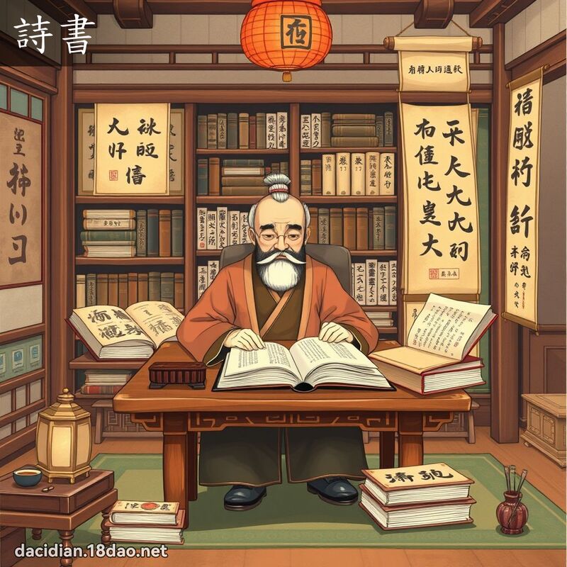 诗书 - 国语大辞典配图