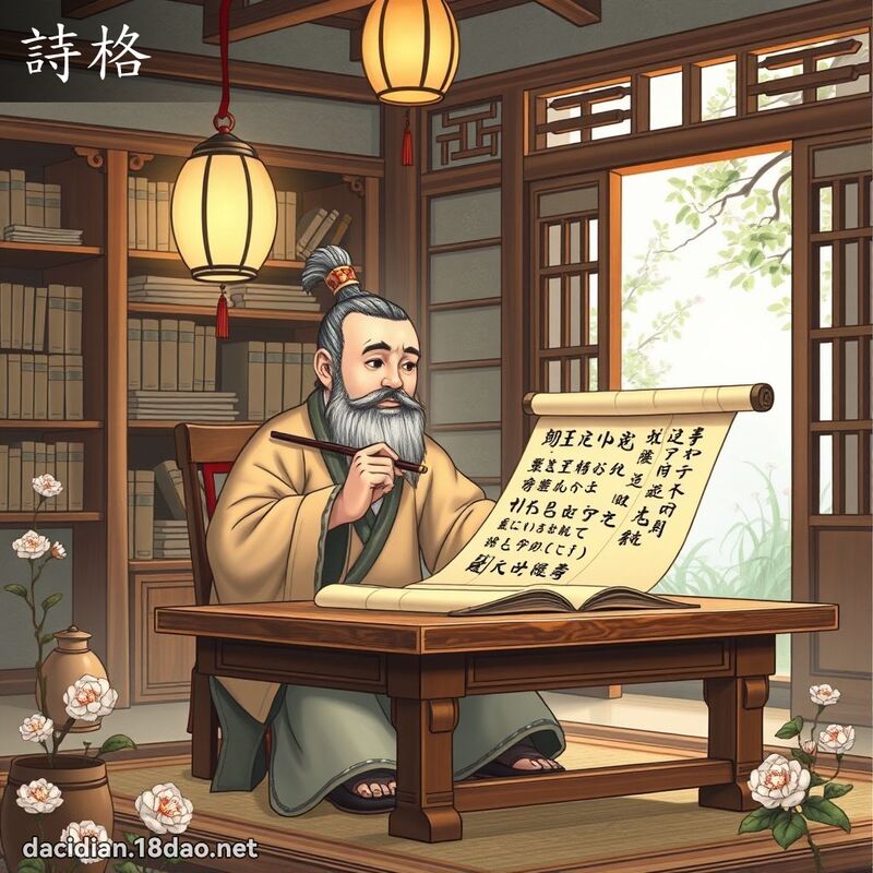 詩格 - 國語大辭典配圖
