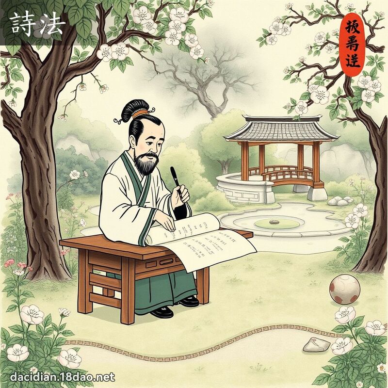 詩法 - 國語大辭典配圖