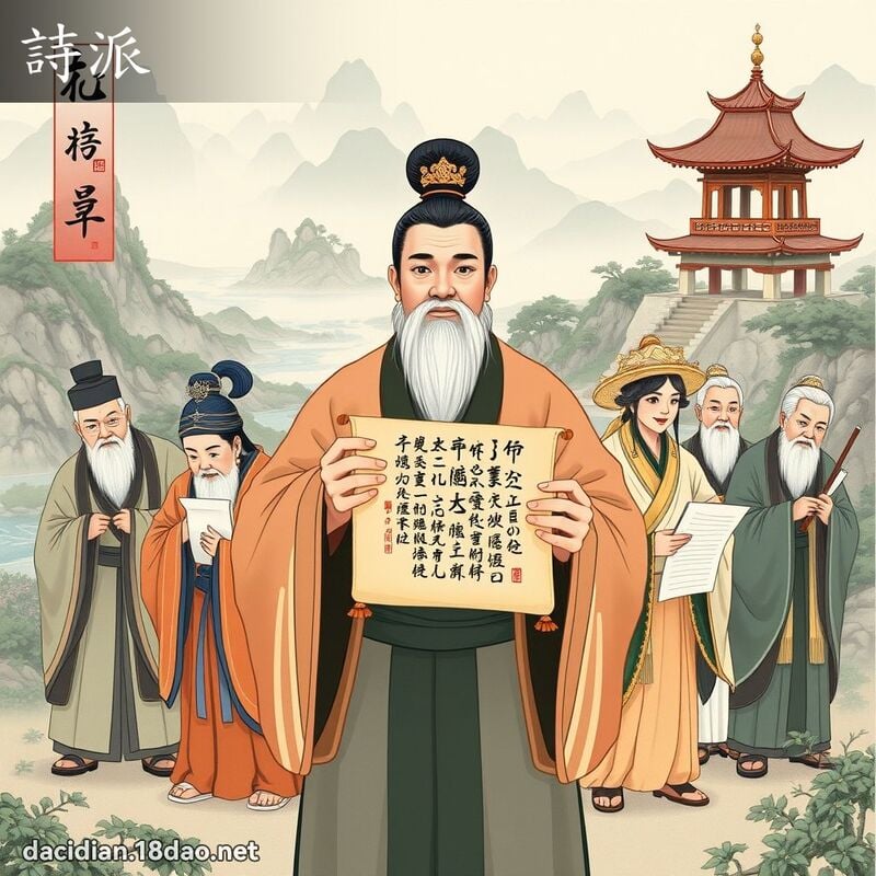 诗派 - 国语大辞典配图