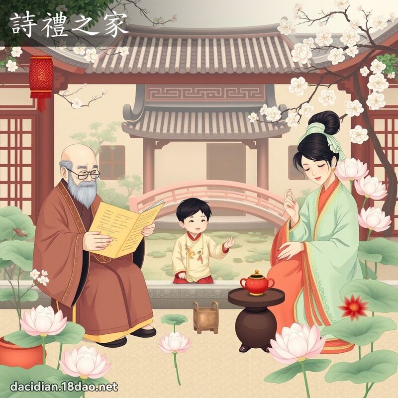 詩禮之家 - 國語大辭典配圖