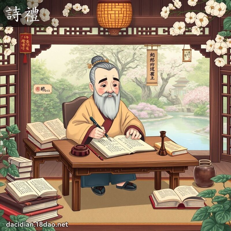 詩禮 - 國語大辭典配圖
