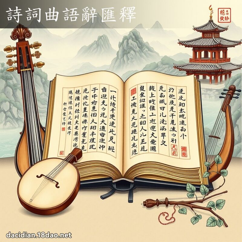 诗词曲语辞匯释 - 国语大辞典配图