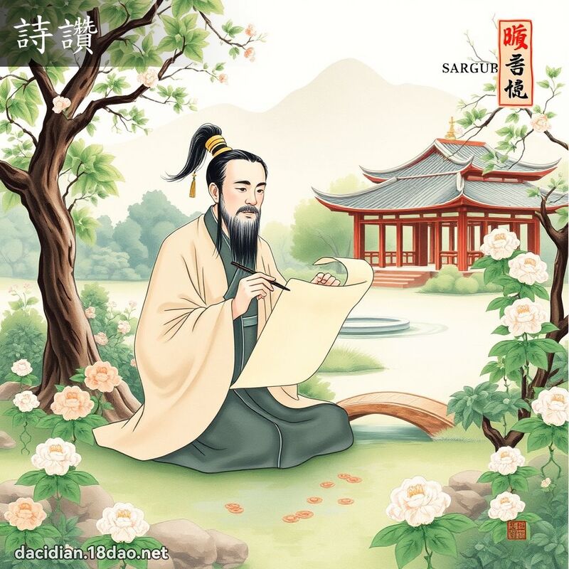 詩讚 - 國語大辭典配圖