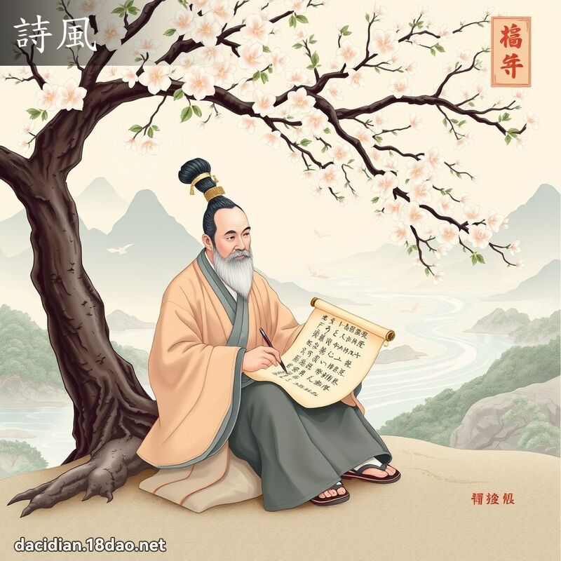 詩風 - 國語大辭典配圖