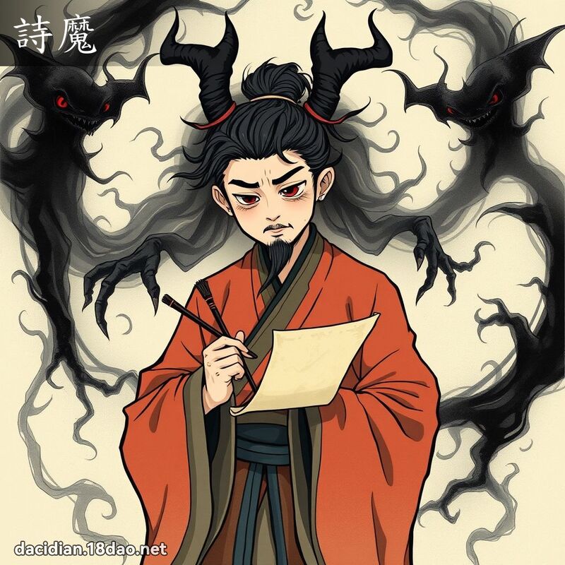 诗魔 - 国语大辞典配图