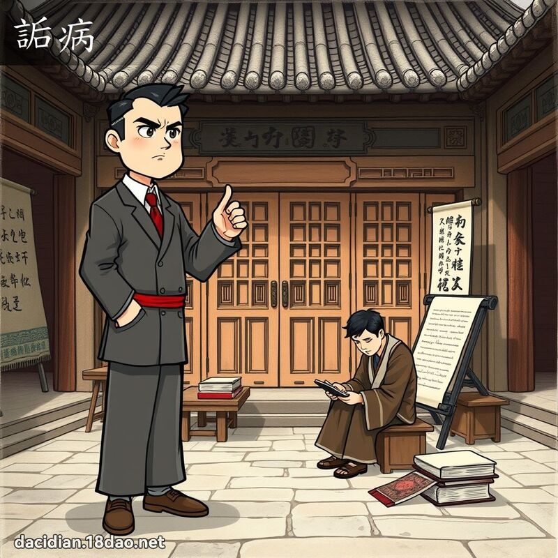 詬病 - 國語大辭典配圖