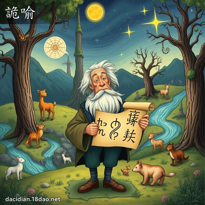 詭喻 - 國語大辭典配圖