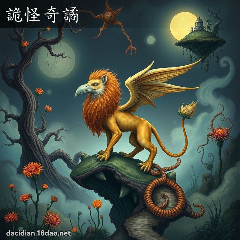 詭怪奇譎 - 國語大辭典配圖