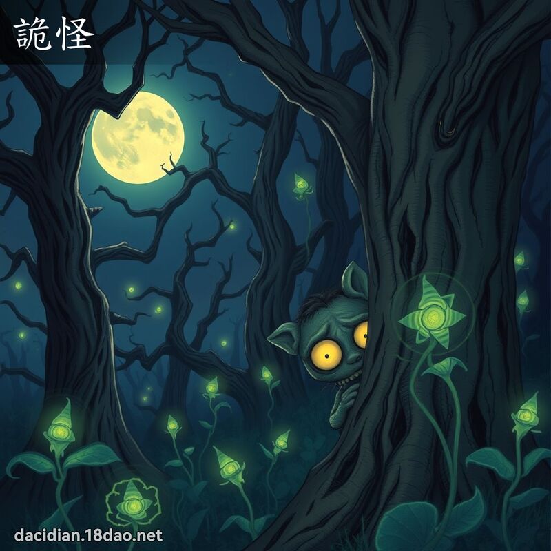 詭怪 - 國語大辭典配圖