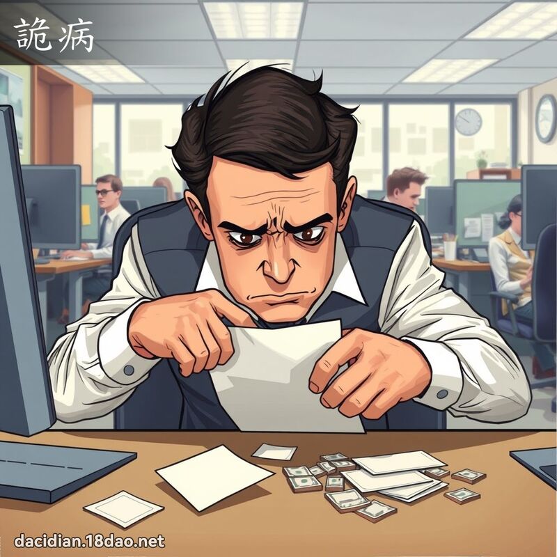詭病 - 國語大辭典配圖