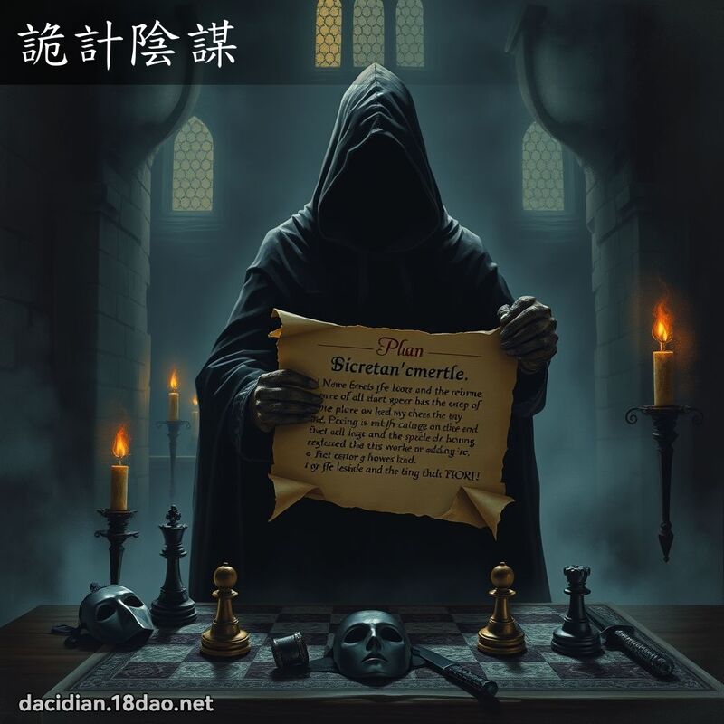 诡计阴谋 - 国语大辞典配图