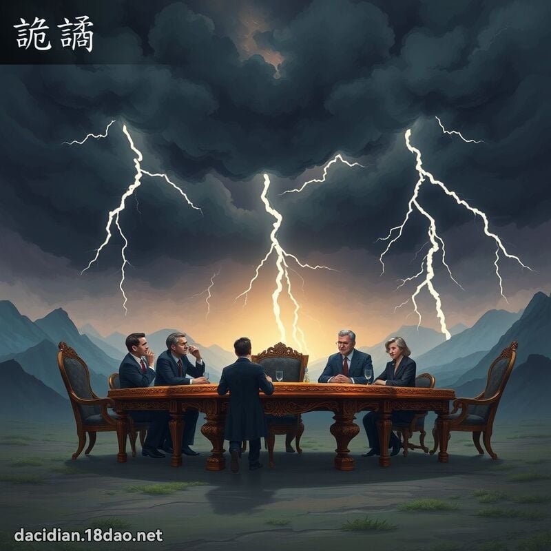 诡譎 - 国语大辞典配图