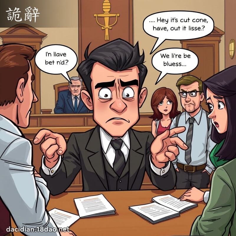 詭辭 - 國語大辭典配圖