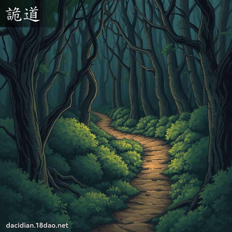 詭道 - 國語大辭典配圖
