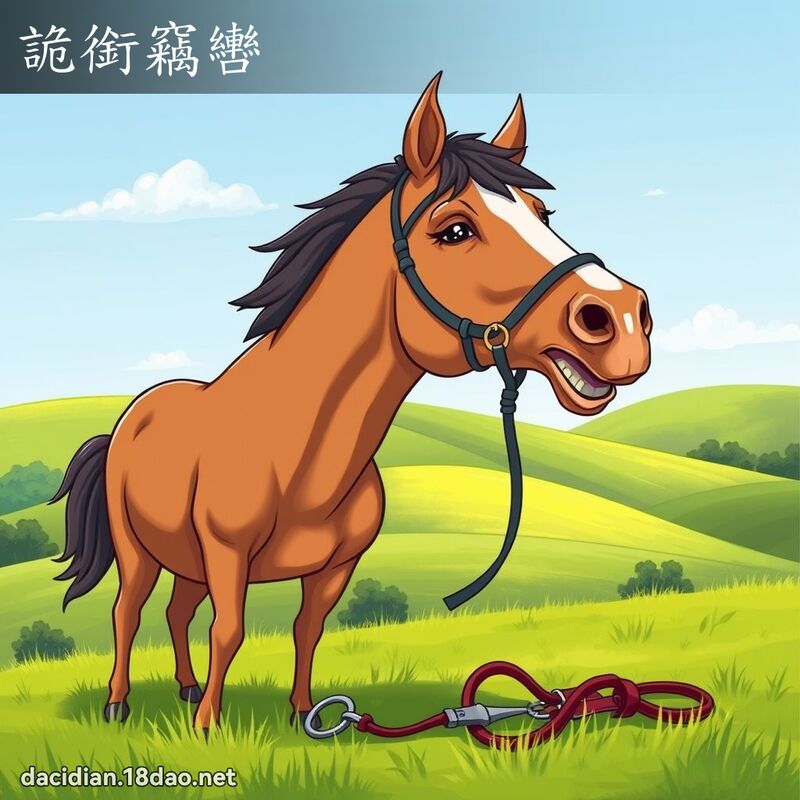 詭銜竊轡 - 國語大辭典配圖