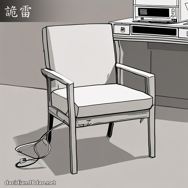 詭雷 - 國語大辭典配圖