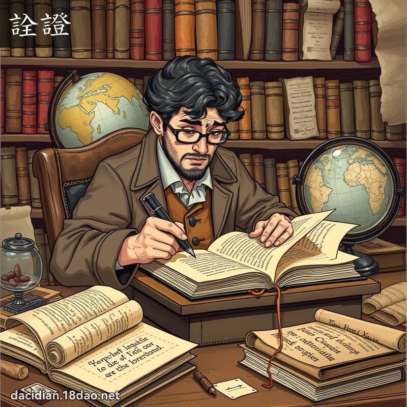 詮证 - 国语大辞典配图