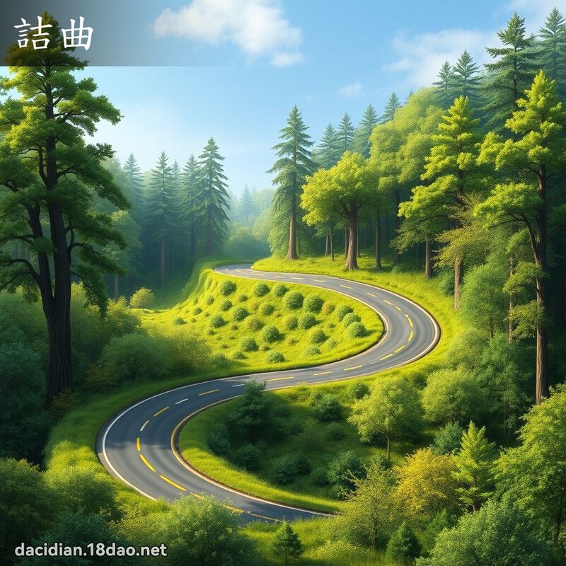 詰曲 - 國語大辭典配圖