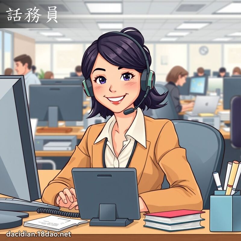 話務員 - 國語大辭典配圖