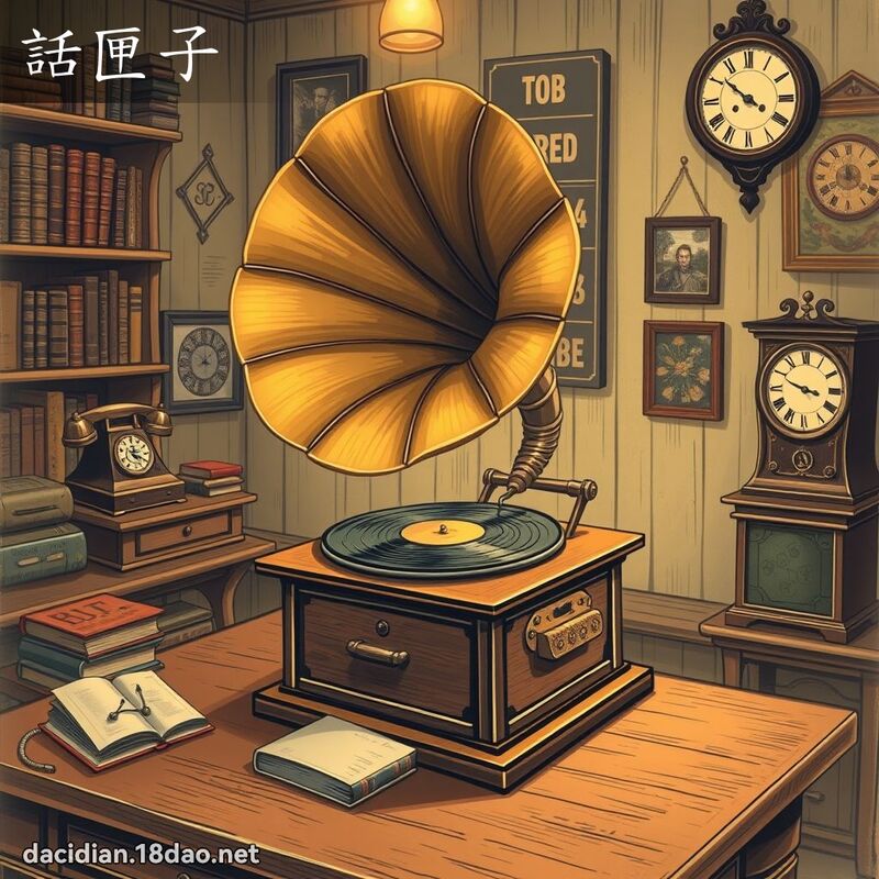 話匣子 - 國語大辭典配圖