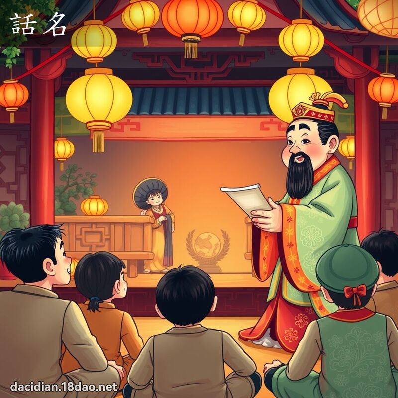 話名 - 國語大辭典配圖