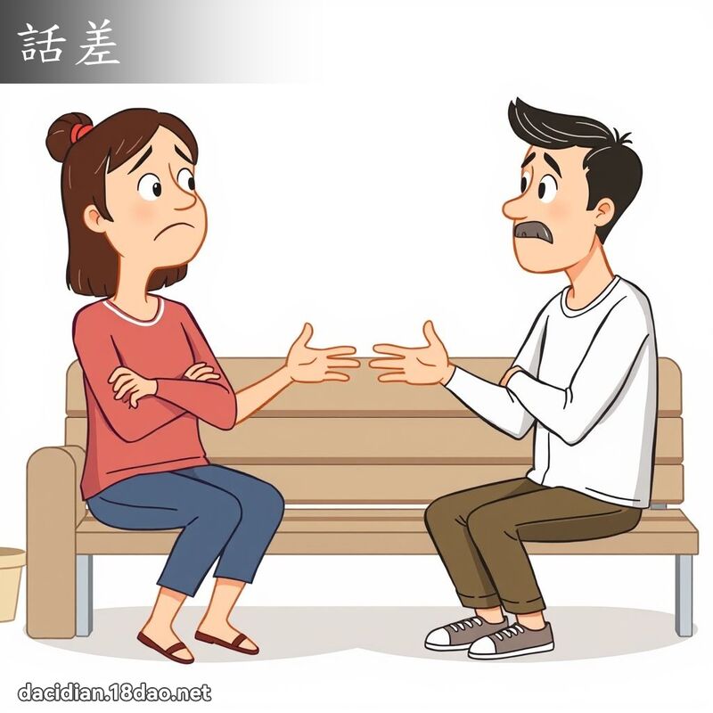 话差 - 国语大辞典配图
