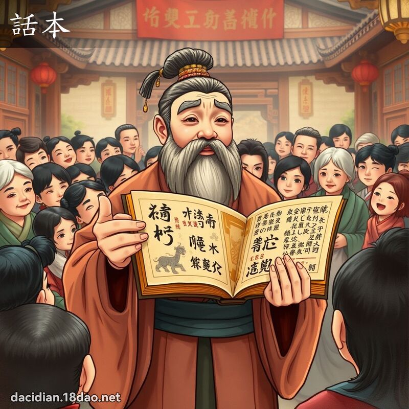 话本 - 国语大辞典配图