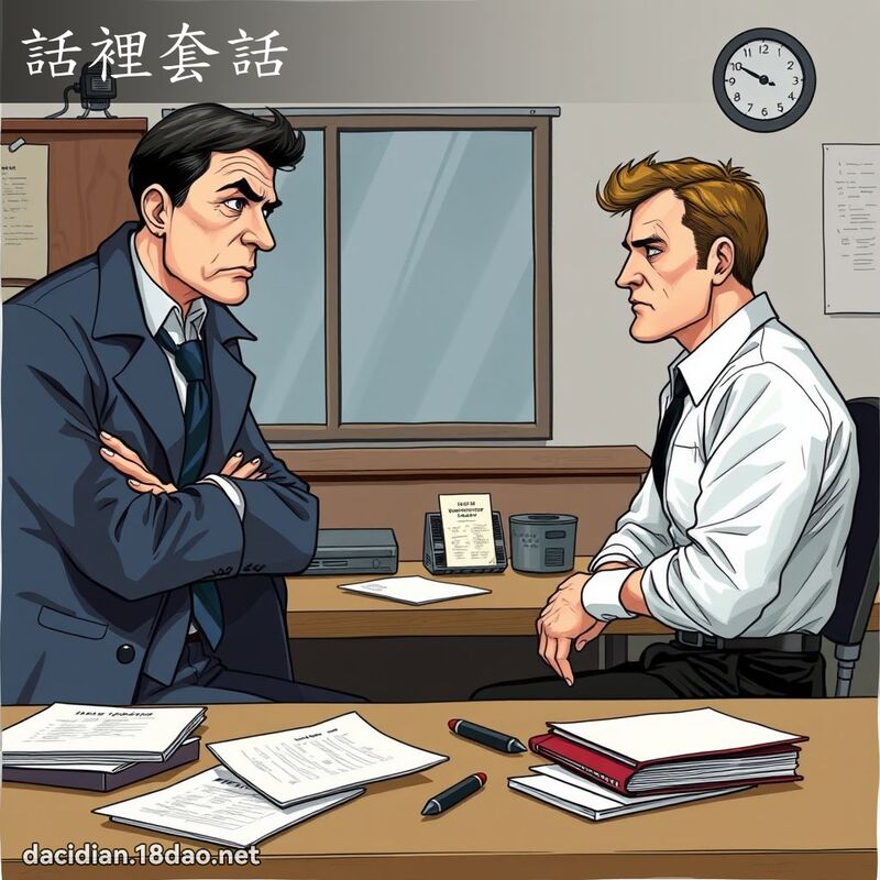 話裡套話 - 國語大辭典配圖
