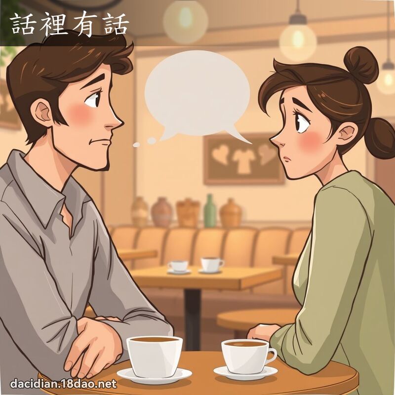 话里有话 - 国语大辞典配图