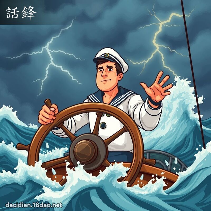話鋒 - 國語大辭典配圖