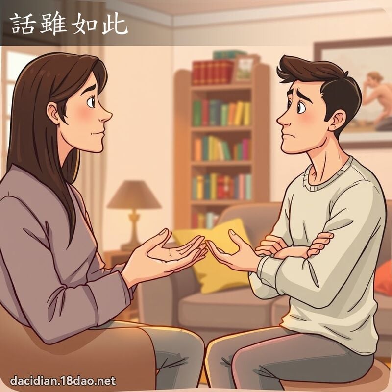 話雖如此 - 國語大辭典配圖