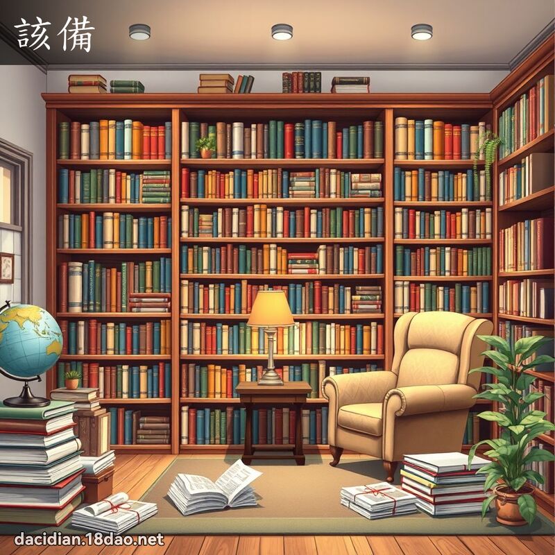 該備 - 國語大辭典配圖