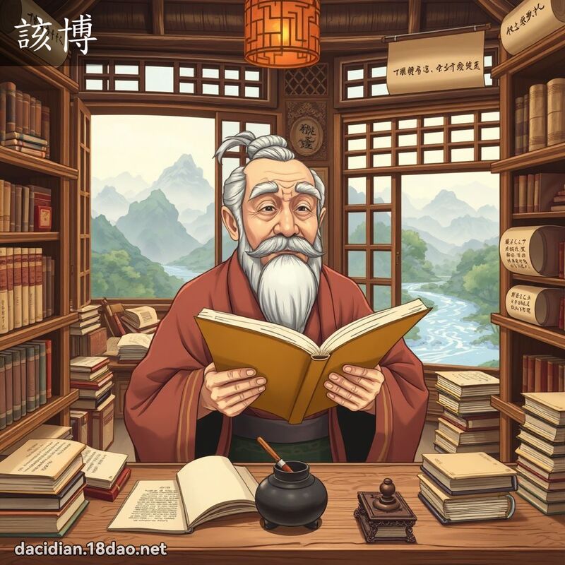 該博 - 國語大辭典配圖