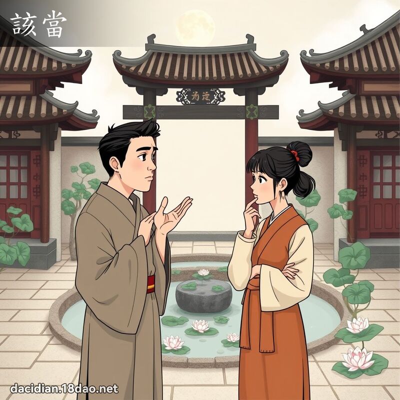 该当 - 国语大辞典配图
