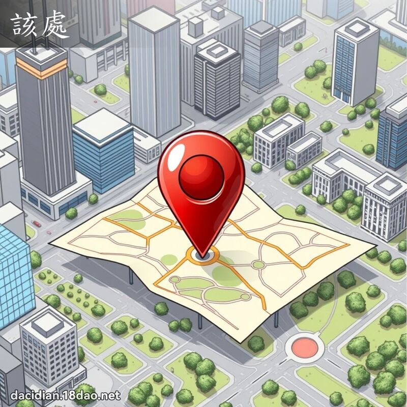 該處 - 國語大辭典配圖