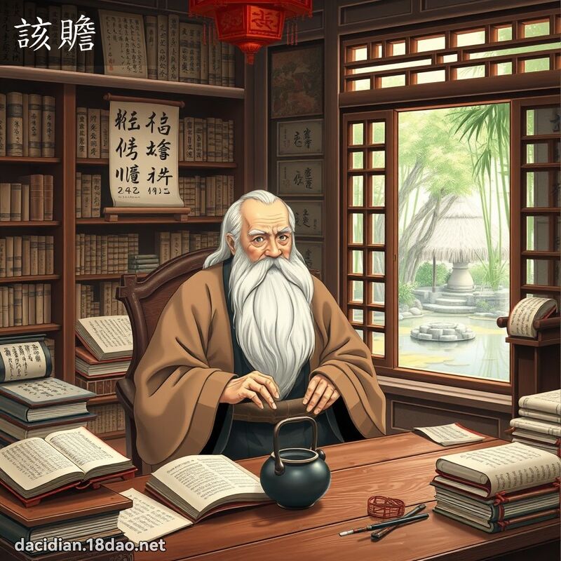 該贍 - 國語大辭典配圖