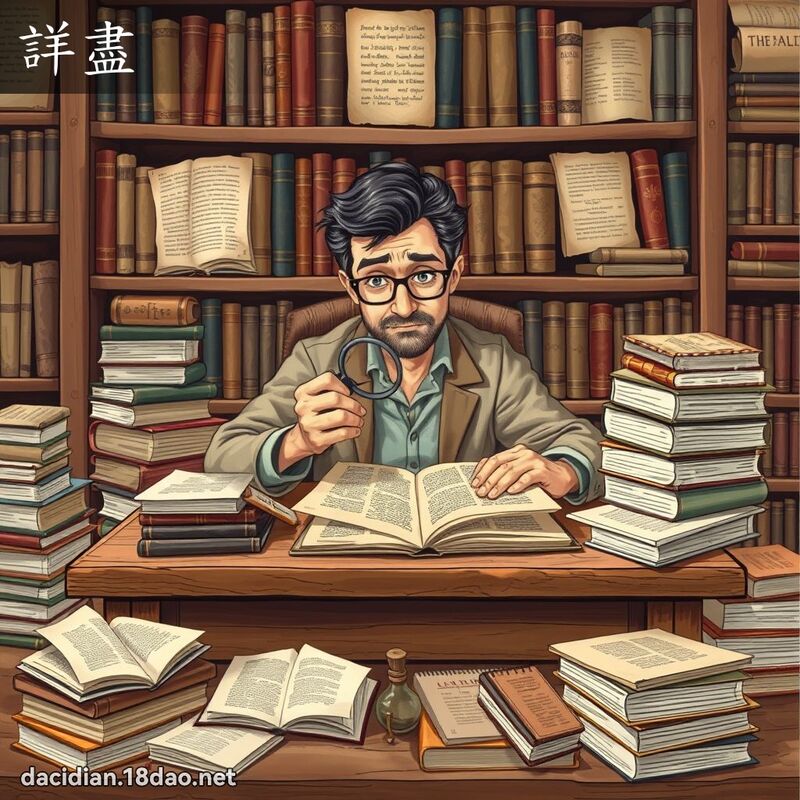 详尽 - 国语大辞典配图