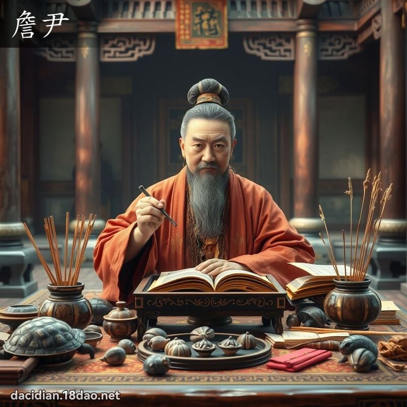 詹尹 - 国语大辞典配图