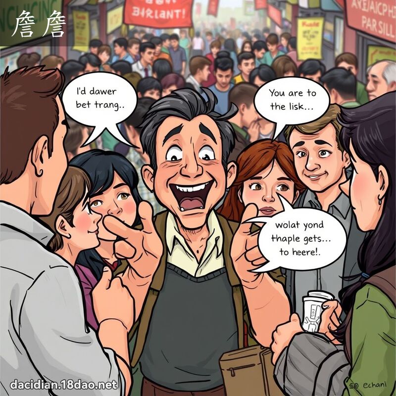 詹詹 - 国语大辞典配图