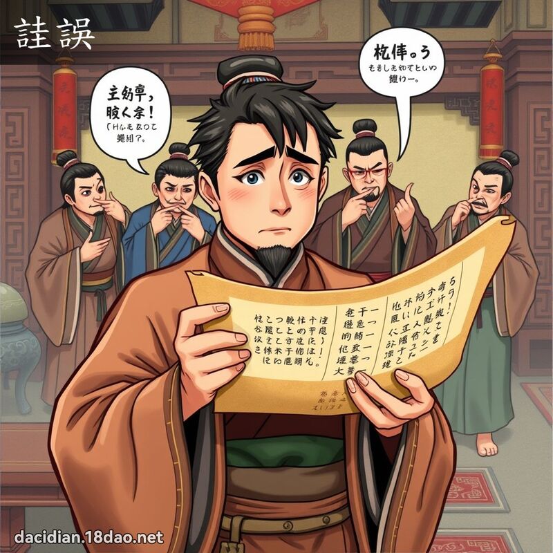 詿誤 - 國語大辭典配圖