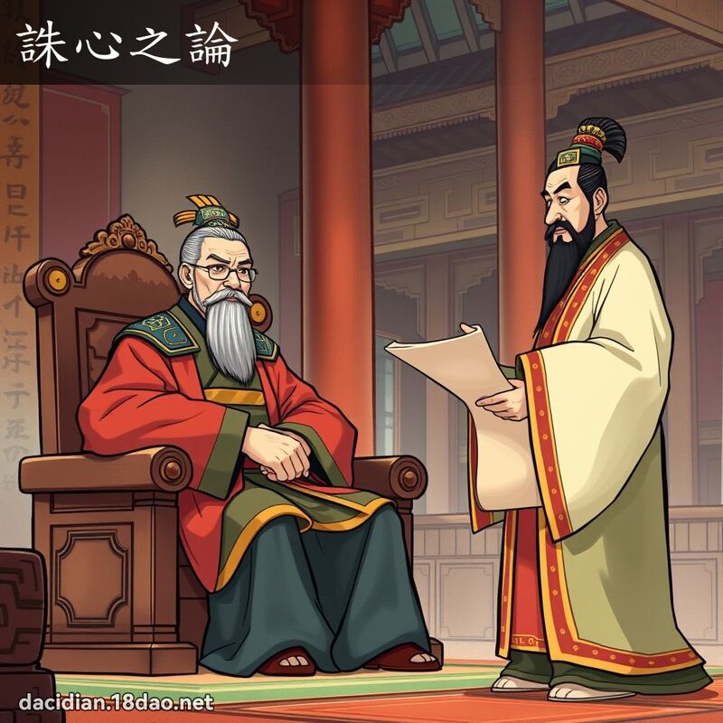 诛心之论 - 国语大辞典配图