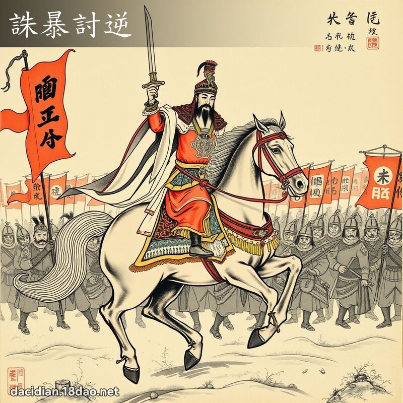 誅暴討逆 - 國語大辭典配圖