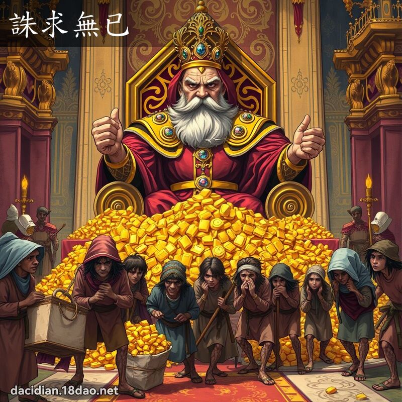 诛求无已 - 国语大辞典配图