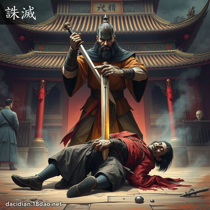 誅滅 - 國語大辭典配圖