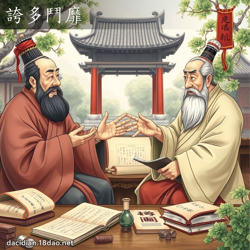 誇多鬥靡 - 國語大辭典配圖